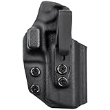 Maxtor Tactical IWB Claw Tuckable Holster Fits Canik Mete MC9 (Black, Right Handed) Inside The Waistband Kydex Gun Holster American Made Durable Lightweight Concealed Carry Gear