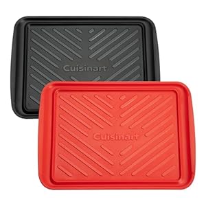 Cuisinart Grilltabletts, schwarz und rot