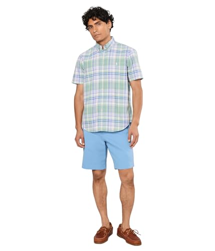 Image of POLO RALPH LAUREN Men's Classic Fit Plaid Oxford Shirt