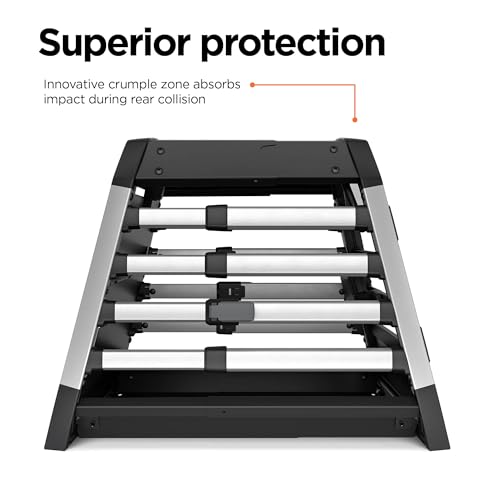 Thule Allax Hundebox, Transportbox Hund, Hundebox für Auto Black/Aluminum S