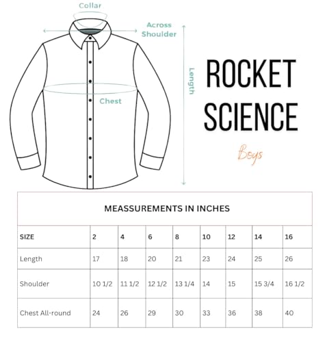 Image of Rocket Science Boy's Casual Regular-Fit Cotton Checked Long Sleeves Shirt.