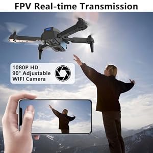VVDZJX Mini Drone with Camera for Kids, 2 Batteries, 1080P FPV, 360° Flips — photo 5 of 6