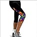 Produktbild Damen Leggings Ronamick Frauen Side Triangle Trainingshose Stitching Laufhose Printing Sports Yoga Pants (L, Lila)