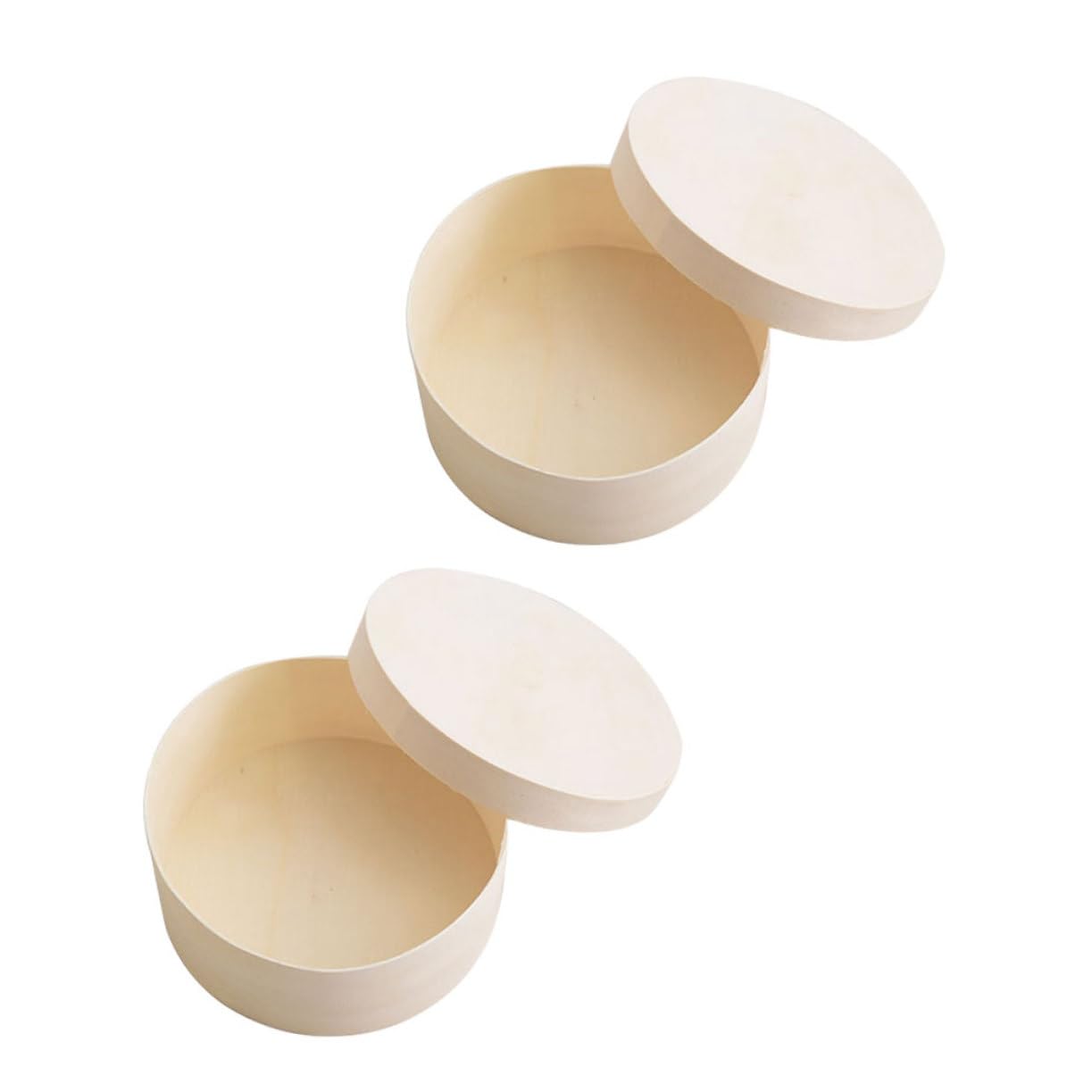 DECHOUS 6pezzi Scatola Legno Naturale Per Per Stoccaggio e Decorazione Per Festa e Attività Creative Per Ragazzo Ragazza e Adulti
