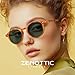 ZENOTTIC Polarized Round Sunglasses, Stylish Sunglasses for Men and Women Retro Classic, Multi-Style Selection