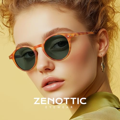 ZENOTTIC Polarized Round Sunglasses, Stylish Sunglasses for Men and Women Retro Classic, Multi-Style Selection2