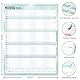 Familienplaner 2025 2026 - Kalender 2025 2026 Familienplaner 7 Spalten, Familienkalender 2025 2026 von Juli 2025 bis Dezember 2026, 33 x 44 cm, Farbe