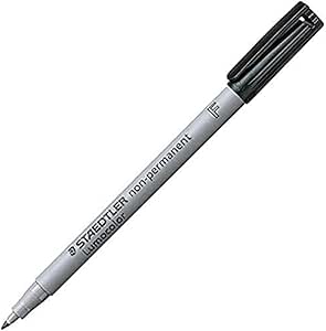 STAEDTLER 316 9 Universal Fineliner Pen LUMOCOLOR NON-PERMANENT F – Black