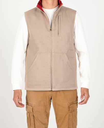 Image of ZENTHACE Men's Full Zip Reversible Work Casual Vest