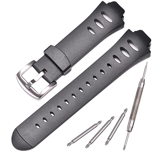 MCXGL Bracelet de montre de rechange en caoutchouc de qualité supérieure - Étanche - Compatible avec Suunto Observer SR X6HRM, 20mm