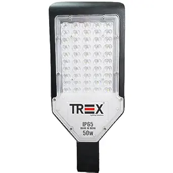 TREX LED 50W Street Light Waterproof Outdoor Led Light with Low Consumption Lens Model White