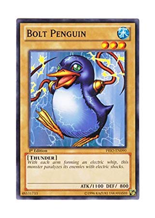 Amazon.co.jp: 遊戯王 英語版 PRIO-EN090 Bolt Penguin ボルト
