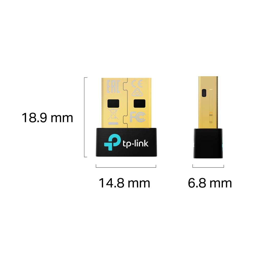 TP-Link UB600 Bluetooth 6.0 USB Adapter for PC, Nano Bluetooth Dongle, Plug & Play, Windows 11/10/8.1/7, Broader Coverage, BLE, Controller, Headset, Mouse, Keyboard — view 5