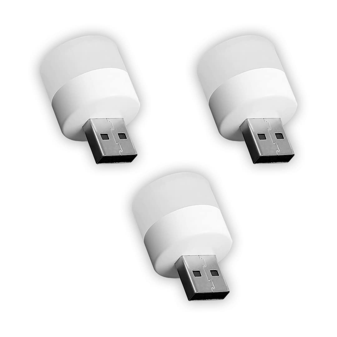 Buy VCR USB LED Bulb Mini Light Pack of 03 Small LED White Light