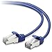 Elecom LD-TWSS/BU3 LAN Cable, CAT7 Cable, 9.8 ft (3 m), Anti-Crack Connector, Cat7 Compliant, Slim, Blue