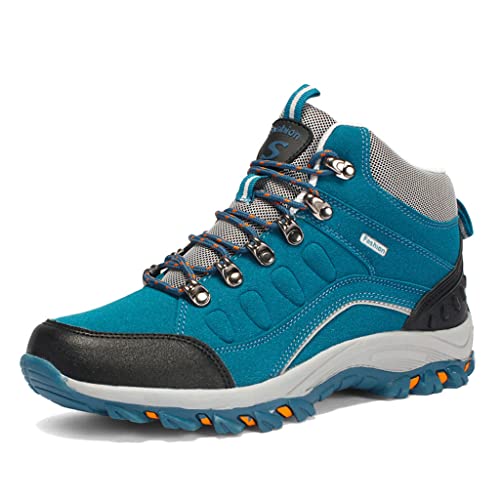 Botas De Senderismo para Hombre Impermeables Antideslizantes Escalada Trekking Zapatillas De Trekking Al Aire Libre Botines Zapatos De Senderismo