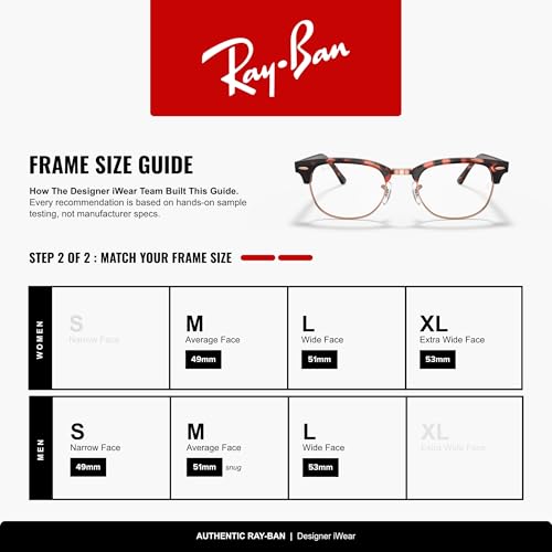 Image of Ray-Ban RX5154 Clubmaster Square Eyeglasses for Men for Women