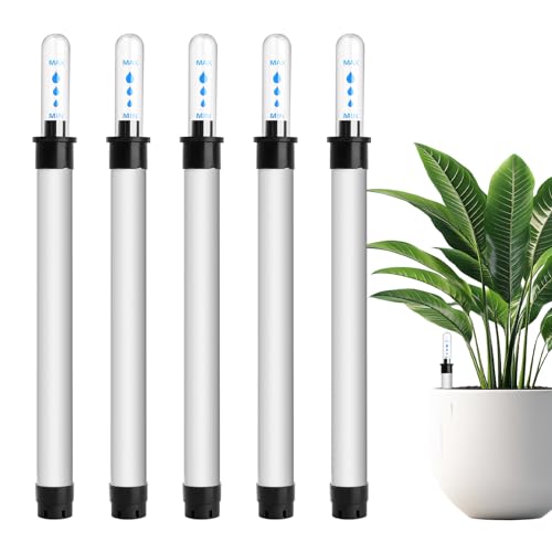 Dewlawn 5 Stück Wasserstandsanzeiger Pflanzen 22.8 cm Gießanzeiger für Zimmerpflanzen Hydrokultur Wasserstandsanzeiger Pflanzen Feuchtigkeitsmesser für Blumenkasten Topfpflanzen Garten