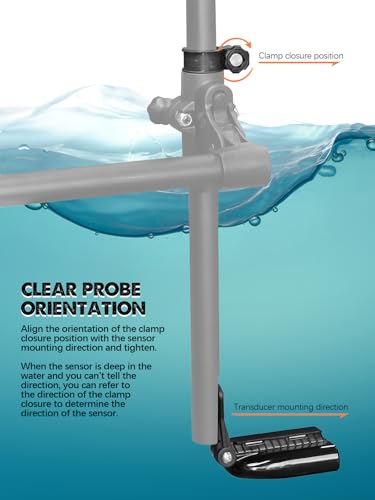 Image of Livescope Pole Mount for Kayak /Boat, Universal 360 Adjustable Rotating Transducer Pole Mount for Garmin /Lowrance, Drill-Down Base with 1.5'' Ball, Compatible with C Size Double Socket Arm