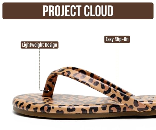 Image of Project Cloud Kids Sandals For Girls Footwear with Memory Foam Insole Kids Flip Flops - Lightweight & Slip Resistant Girls Sandals Summer Beach Essentials 2026 (Little Foundations)