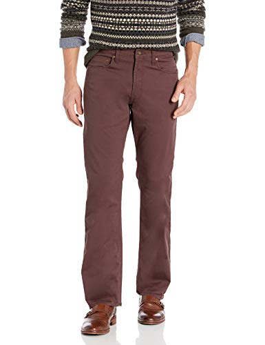 Wrangler Authentics Men's Premium Vintage Straight Fit Stretch Jean, Eggplant, 30X30