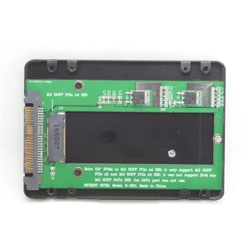 SFF-8639 NVME U.2 a NGFF M.2 M-Key Caja PCIe SSD miniatura 4