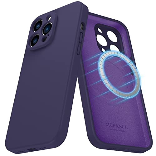 Coque silicone iPhone 14 Pro MagSafe douce protection intégrale