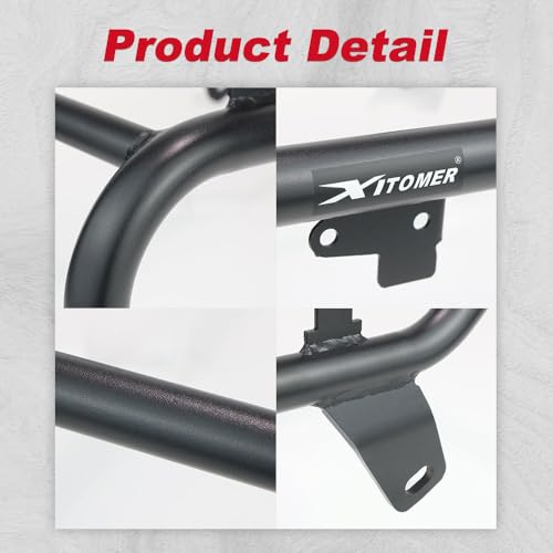 xitomer 2.3\" 60mm Lowering Seat Frame Fit for Ruckus NPS50 2003-2024 Zoomer Motorcycle Lowering Seat Frame Replacement Lowering Kits