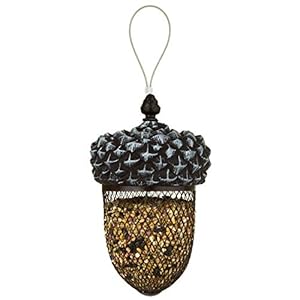 SA Products Acorn Bird Feeder – Outdoor Mounted Mixed Nuts Feeding Station for Wild Birds – Hanging Decoration or…