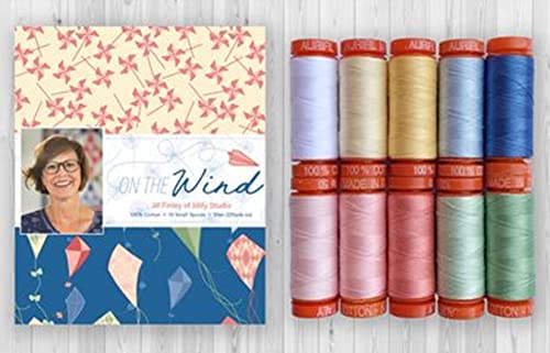 Aurifil Jill Finley on The Wind Thread Set 10 spools miniatura 3