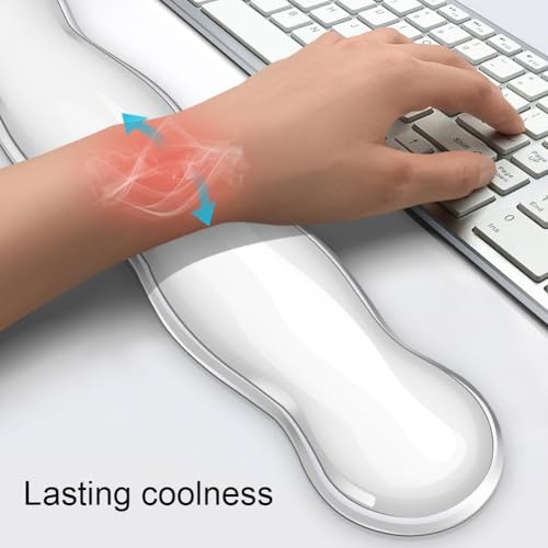 Repose-poignet ergonomique en silicone transparent de qualité supérieure - 6