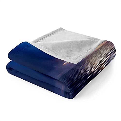 Couverture polaire flanelle douce anti-froid 150x200cm pour lit et canapé