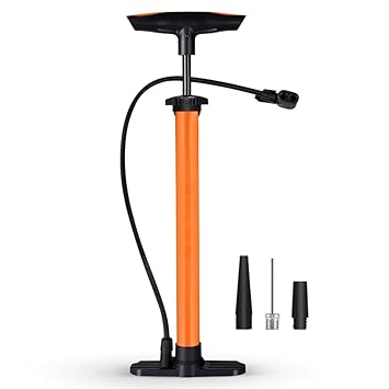 Cycle Pump for Bicycle High Pressure Airpump for Football, Balloon for Quick Inflation for Tyre Inflator with Needle Portable Air Pump for Bicycle, Balls