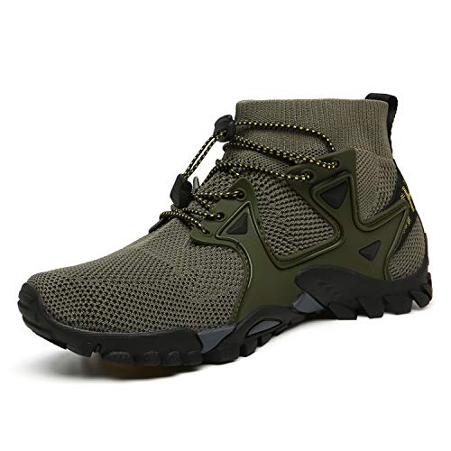 Image of ABAO Hiking Shoes Men Women Outdoor Sports Shoes Non-Slip Breathable Sneakers Low Top Walking Shoes for Outdoor Trailing Trekking Walking Climbing Travel Lightweight