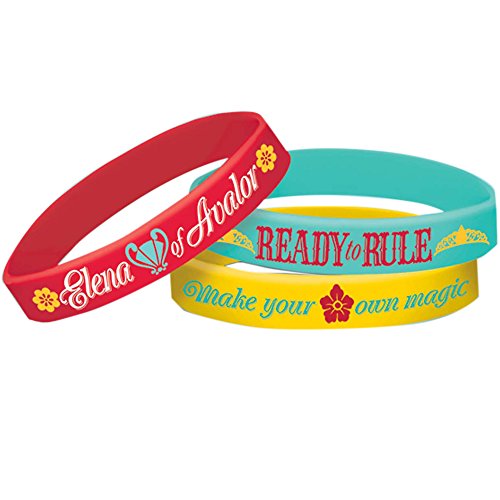 Pulseras Elena de Ávalor de goma con seis unidades para accesorios infantiles