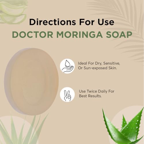 Image of Herbal Handmade Bathing Soap 100gm (2 Piece) | Aloevera Soap for Deep Cleansing | Removes Dirt & Impurities | No Mineral Oils | Suitable for All Skin Types