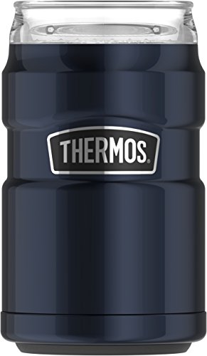 Thermos(サーモス) ステンレスキング 保冷カンホルダー 360度呑口 蓋付き クランベリー 10oz ブルー SK1500MB4