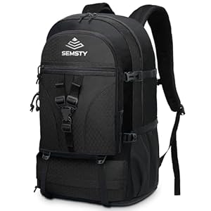 Hiking Backpack, 40L+10L Expandable Travel Backpack Flight Approved, Camping, Travel Backpack For Men and Women