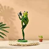 pichet grenouille Options de placement polyvalentes : la hauteur parfaite de 19 cm s'adapte parfaitement aux étagères, rebords de fenêtre, consoles TV, tables d'entrée ou bureaux pour rehausser n'importe quel espace avec un charme sur le thème du sport.