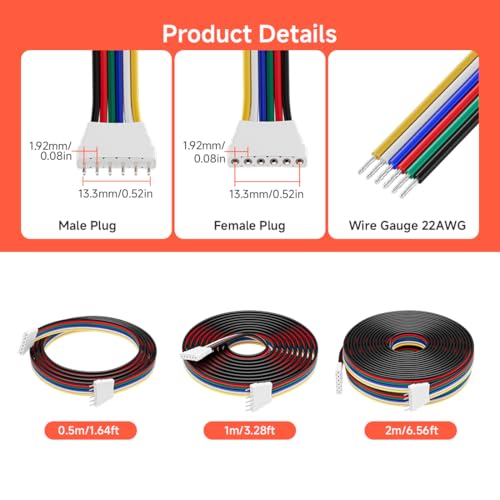 Tira LED COB RGBCCT 5 metros RGB + Blanco Ajustable 24V miniatura 7