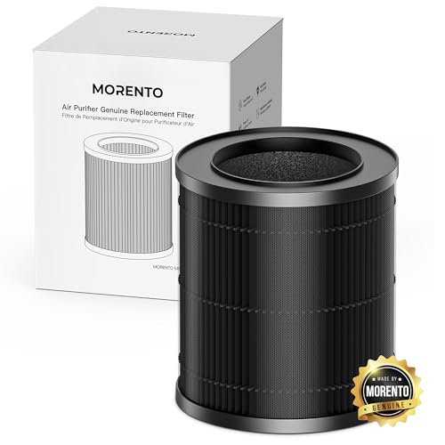 MORENTO MR2566 Filtro de ar de substituição original para purificador de ar, versão original, 1 embalagem + 3 camadas filtration