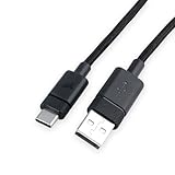 HUYUN New 1.8M USB-C Charging Cable Line Wire Cord Compatible for Corsair K70 Pro Rgb Tkl Mechanical Gaming Keyboard & Dark Core Rgb Pro Se/Corsair Sabre Rgb Pro Wireless Gaming Mouse (Black) - Image 4
