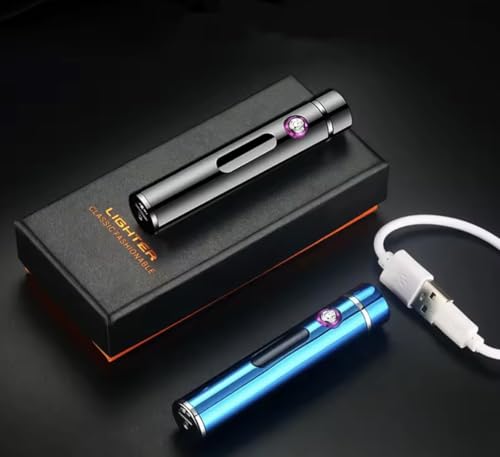 Encendedor eléctrico recargable USB NIVEK azul hielo miniatura 5