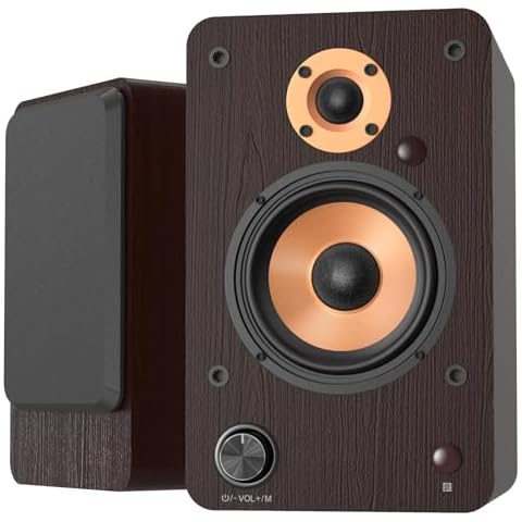 LONPOO LP-42M Bluetooth Active Bookshelf Speakers Cover