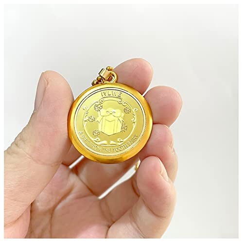 Tooth Fairy Gifts Tooth Necklace for Lost Teeth, 18K Gold Plated Fairy Wings Pendant3