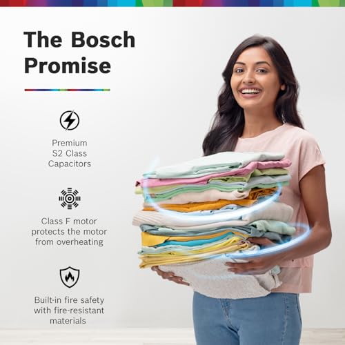 Image of Bosch 9 kg 5 Star Semi-Automatic Top Loading Washing Machine (2025 Model, WJP904P0IN, 3 Wash Programs, Anti-Rust Body, 1300 RPM Spin Speed, Peacock Blue, 2 Years Comprehensive Warranty)