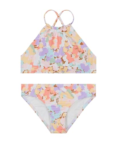 Image of Billabong Girls' Two-piece Bikini Swimsuit Set, UPF 50+ Sun Protection, Quick-Dry Bathing Suit