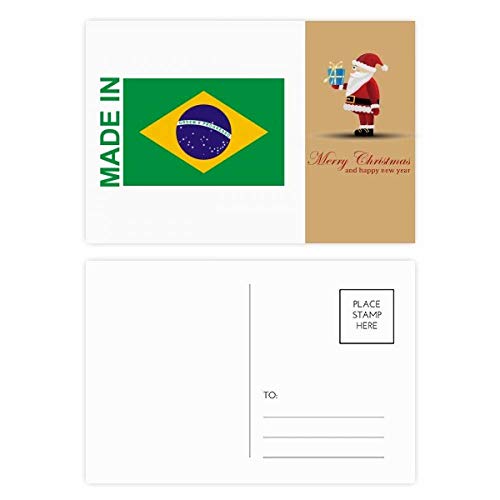 Cartes postales Made in Brazil Country Love pour partager vos mots d'amour chaleureux