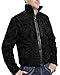 ZA Fashion Cloud Men's Persian Lamb Black Fur Jacket Karakul Coat (XXL)