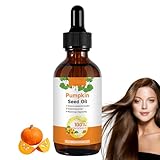 XPEX 60ML Huile Essentielle de Pépins de Courge,Huile essentielle pour épaissir et renfo...